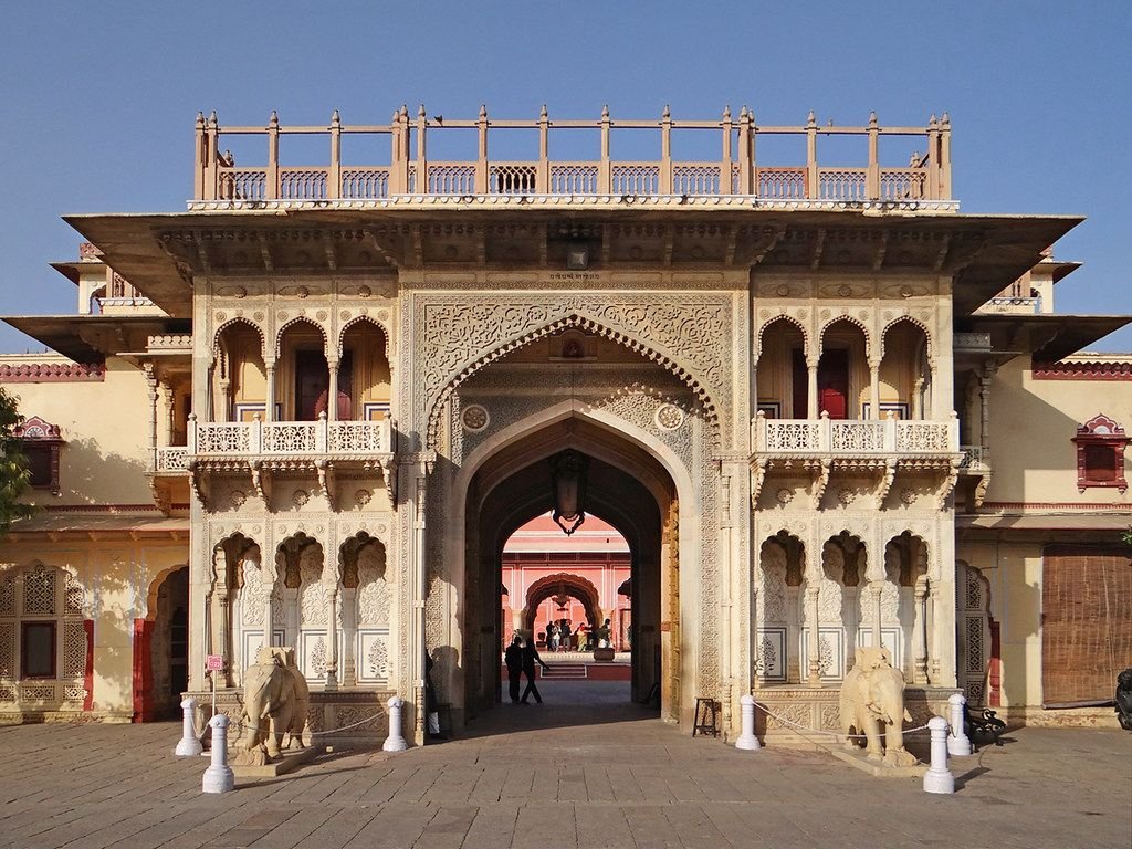 Rajendra Pol gate at City Palace, Jaipur