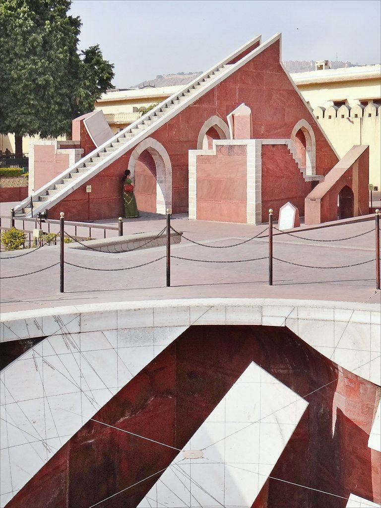 Stone instruments at Jantar Mantar, Jaipur