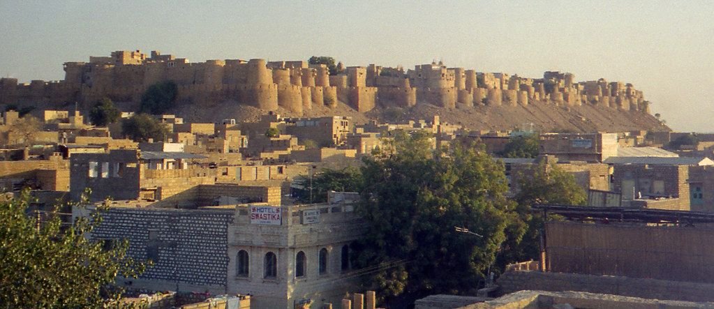 Jaisalmer Fort in golden sandstone, the start of our Jaisalmer tour packages