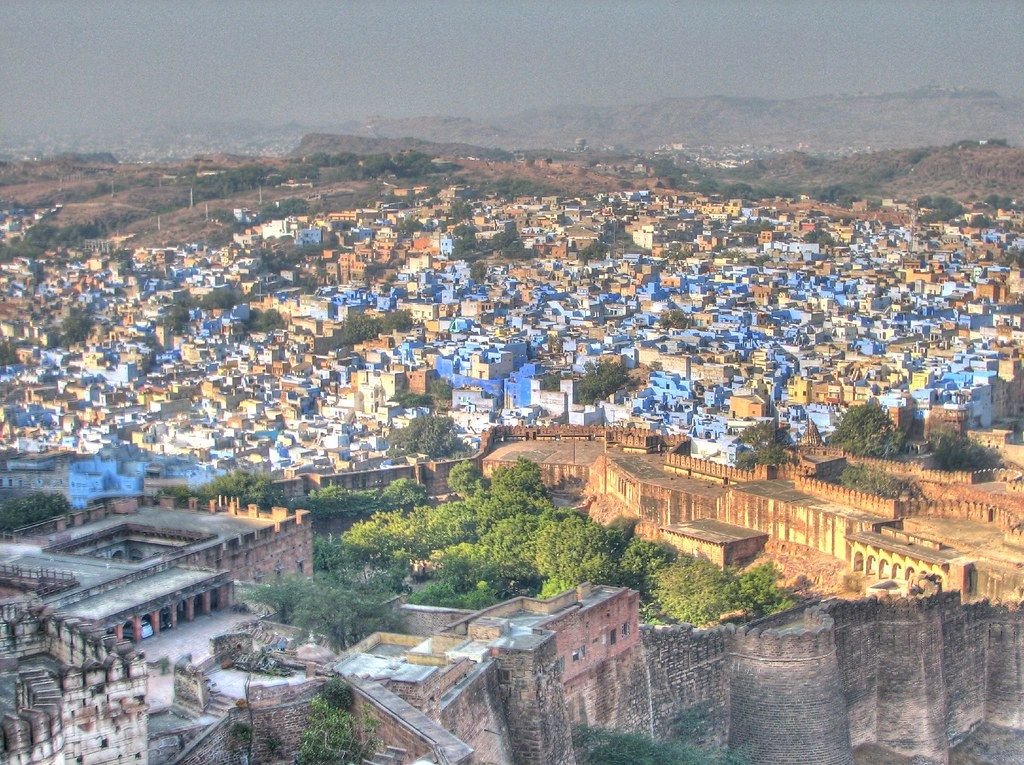 Blue houses of Jodhpur's old city