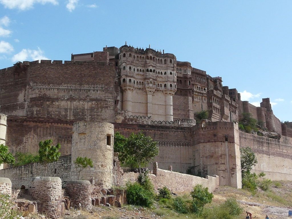 Walls of Mehrangarh Fort, Jodhpur