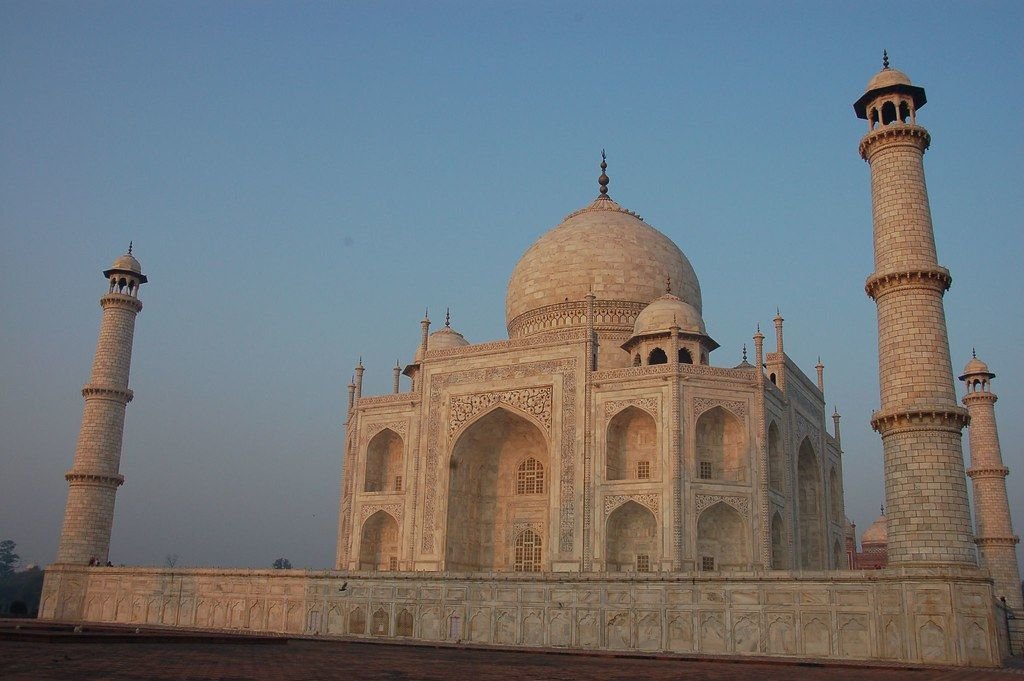 Taj Mahal at sunrise