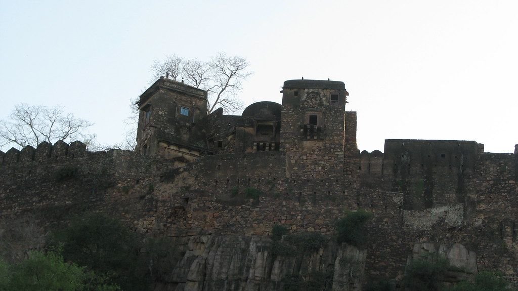 Ruins on top of Ranthambore Fort, home of Trinetra Ganesh Temple